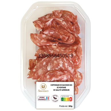 Chiffonnade de saucisson sec de montagne, 90g