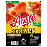 Jambon Cru Serrano Fines Tranches - AOSTE - 6 fondantes - 100g