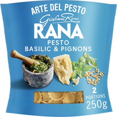 Pâtes Fraiches Girasoli Pesto alla Genovese basilic et pignons RANA -le paquet de 250g