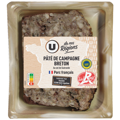 Pâté de Campagne Breton IGP Label Rouge - 160g