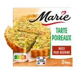 Tarte poireaux emmental pur beurre MARIE, 400g