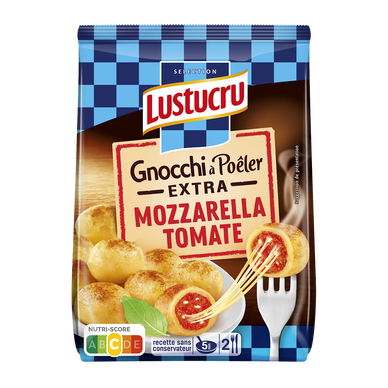 Gnocchi à poêler extra mozarella tomate LUSTUCRU, 280g