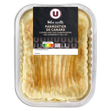 Parmentier de canard, 1 part, 300g