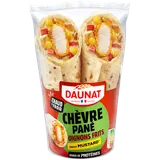 Wraps le chessy chèvre pané oignons frits sauce mustard DAUNAT 180g