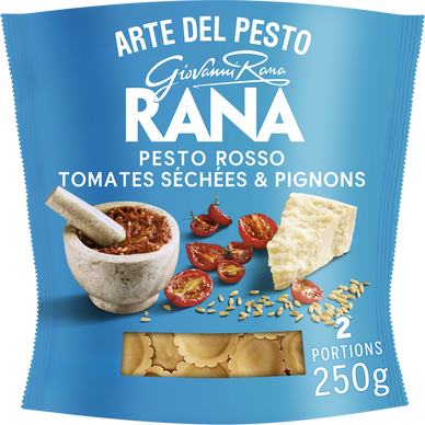 Pâtes Fraiches Girasoli Pesto Rosso alla Sicilana tomates sechées et pignon RANA - le paquet de 250g