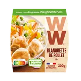 Plat cuisiné individuel Blanquette poulet petits légumes et riz créoleWW 2.5% MG - 300g