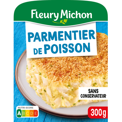 Plat cuisiné Individuel parmentier de poisson ciboulette FLEURY MICHON- 300g
