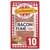 Bacon fumé - COCHONOU - 10 tranches - 100g