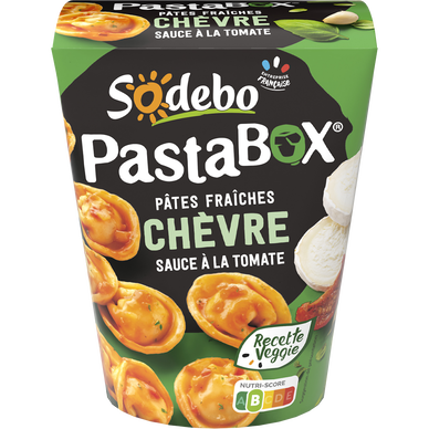 Salade Tortellini chèvre sauce à la tomate SODEBO 280g