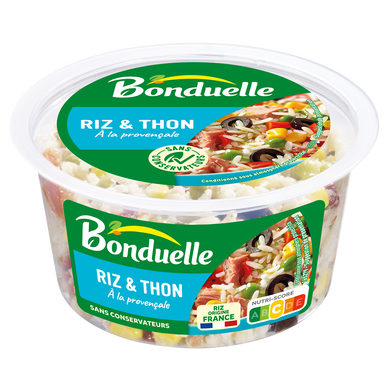 Salade Riz à la Provençale au thon et basilic BONDUELLE, 180g