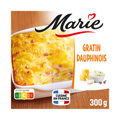 Plat cuisiné individuel Gratin dauphinois au jambon, MARIE, 300g