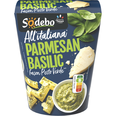 Rigatoni all'Italiana parmesan basilic pesto SODEBO 280g