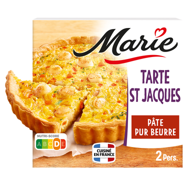 Tarte noix de saint jacques pur beurre MARIE, 350g