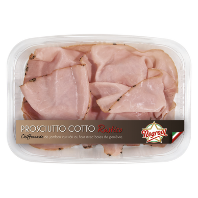 Chiffonnade de jambon cuit rôti aux baies de genièvre, NEGRONI, 85g