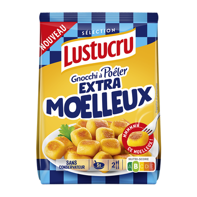 Gnocchi à poêler extra moelleux LUSTUCRU 300g