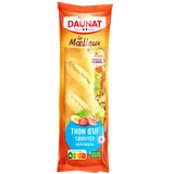 Sandwich Baguette Le Moëlleux pain viennois thon crudités DAUNAT, 230g