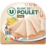 Blanc de Poulet fumé - x4 tranches, 120g