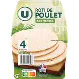 Rôti de Poulet aux fines herbes - x4 tranches, 160g