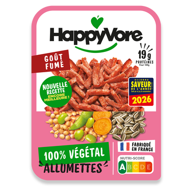 Allumettes végétales gourmandes fumée LES NOUVEAUX FERMIERS 140G