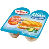 Mini tartinade au saumon,fromage frais,concombre et aneth DAUNAT 130g