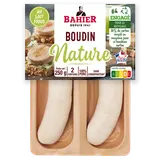 Boudin blanc nature 100% porc vpf BAHIER 2x125g