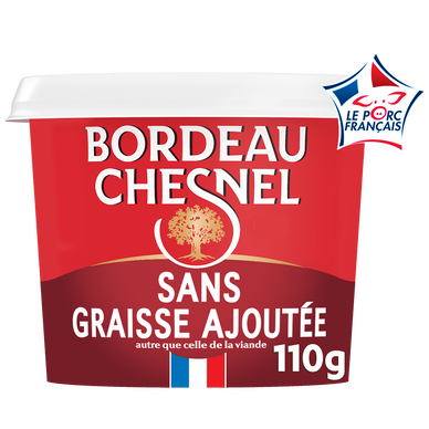 Rillettes du Mans pur porc sans graisse ajoutée BORDEAU CHESNEL - 110g