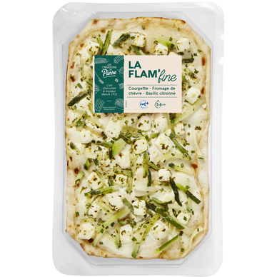 Flam'fine courgette/chèvre frais PIERRE SCHMIDT, 180g