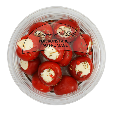 Petits poivrons farcis au fromage de vache et à la ricotta, 150g