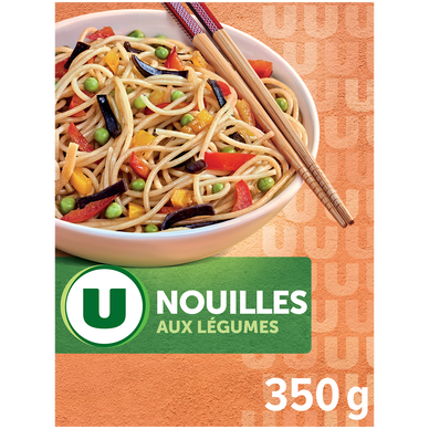 Nouilles sautées aux légumes U 350g