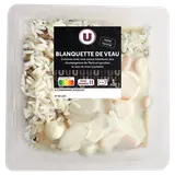 Blanquette de veau sauce aux champignons carottes et riz trois couleurs, 1 part, 300g