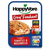 Croq'Fondant tomate&mozzarella fondante HAPPYVORE 180g