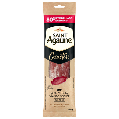 Saucisson de viande séchée Caractère SAINT AGAUNE - 190g
