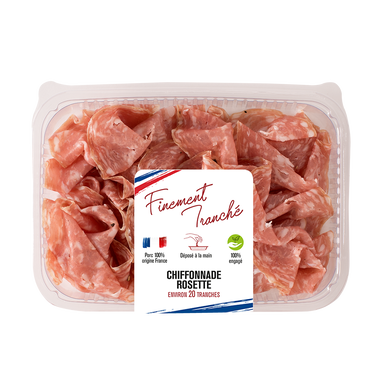 Chiffonnade de rosette, 80g