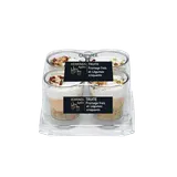 Verrines apéritives à la truite fromage frais et légumes croquants GUYADER, 4x40g