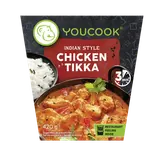 Filet de poulet, sauce épicée au lait de coco et riz YOUCOOK 420g