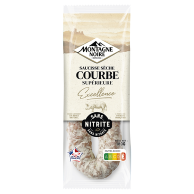 Saucisse sèche courbe VPF MONTAGNE NOIRE 180g