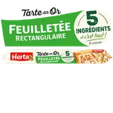 Pâte feuilletée tarte en or rectangulaire HERTA 230g