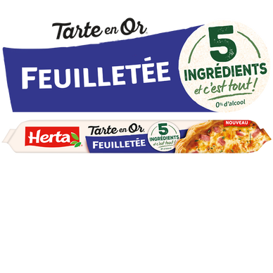 Feuilletée tarte en or HERTA 230g