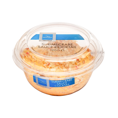 Tartinable surimi,sauce cocktail 41% Crabe DELICEMER 120G