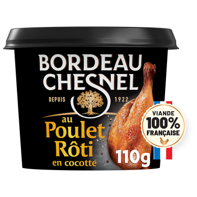 Spécialité charcutière poulet rôti en cocotte BORDEAU CHESNEL 110G