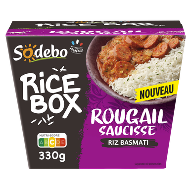 Rice box rougail saucisse SODEBO 330g