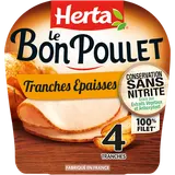 Tranches Epaisses Poulet HERTA 4x140g