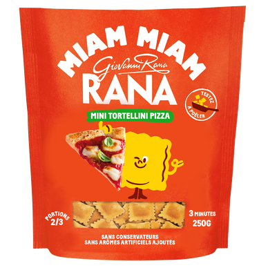 Pâtes fraîches Mini Tortellini Pizza RANA 250g