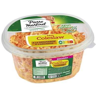 Coleslaw à la moutarde à l ancienne PIERRE MARTINET 850g