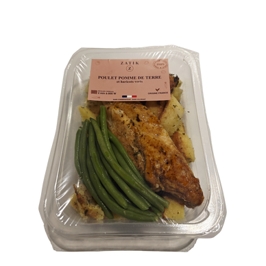 Poulet pomme de terre et haricot vert ZATIK 320g - 1 part