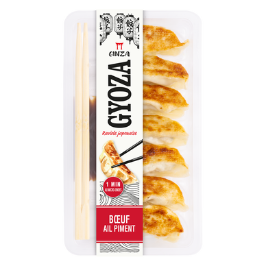 Gyoza boeuf ail piment GINZA, 155G