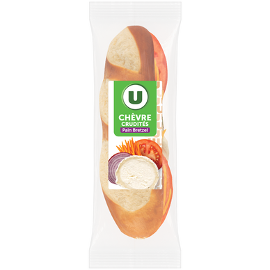 Sandwich Bretzel Chèvre Crudités U 150g