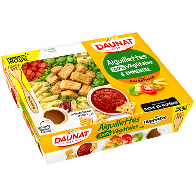 Plateau aiguillettes 100% végétales & emmental sauce balsamique DAUNAT320g