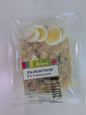 Piemontaise tradition, SOLEANE, barquette de 400g
