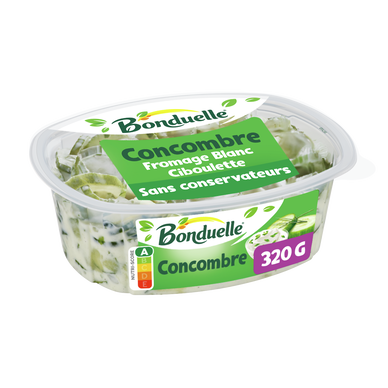 Salade concombres au fromage blanc et ciboulette BONDUELLE 320g